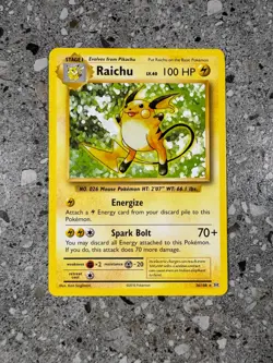 Pokemon TCG Cards Raichu 36/108 Evolutions Non-Holo Rare Theme Deck Exclusive NM - Image 1