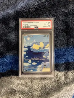 Pokemon Spheal PSA #8.5 2024 Illustration Rare Card. Surging Sparks Set - Image 1