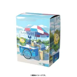 Pokemon Center Original Card Game Flip deck case Poliwag Sunflora Heracross Chim - Image 2