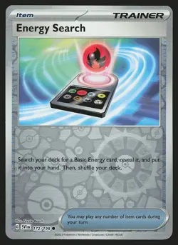 SV01: Scarlet & Violet Base Set Energy Search #172/198 Reverse Holo Pokemon Card - Image 1