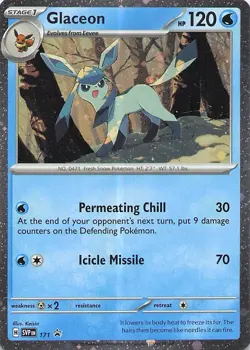 Glaceon - (Cosmos Holo) Promo SV: Scarlet & Violet Promo Cards 171 NM Holo - Image 1