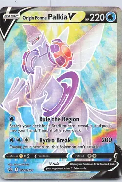 Origin Forme Palkia V Promo SWSH: Sword & Shield Promo Cards SWSH253 NM Holo - Image 1