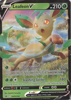 Leafeon V - Promo SWSH: Sword & Shield Promo Cards SWSH194 NM Holo - Image 1