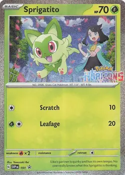 Sprigatito - Promo SV: Scarlet & Violet Promo Cards 191 NM Holo - Image 1