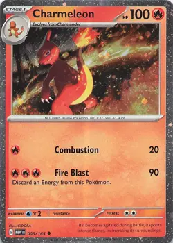 Charmeleon - (Cosmos Holo) Promo Miscellaneous Cards & Products 005/165 NM Holo - Image 1