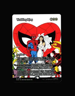 MTG: Wedding Ring (Borderless) #7 M Normal NM Marvel Universe Eternal-Legal - Image 1