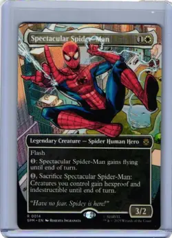 Spectacular Spider-Man (Borderless) R Marvel's Spider-Man 14 NM - Image 1
