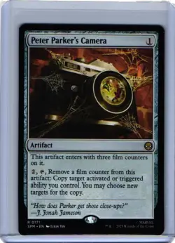 Peter Parker's Camera Regular Rare #171 Magic The Gathering Marvels Spiderman - Image 1