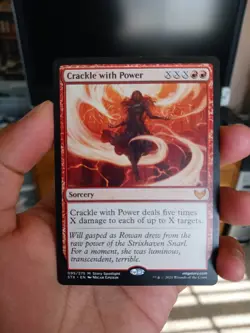 MTG Crackle with Power Strixhaven: School of Mages 095/275 Regular Mythic - Image 1