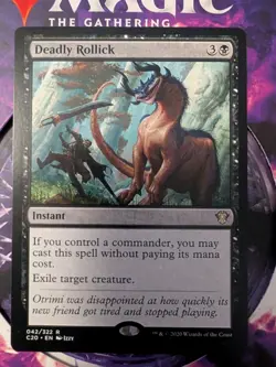 MTG Deadly Rollick Commander 2020 Regular NM - Image 1