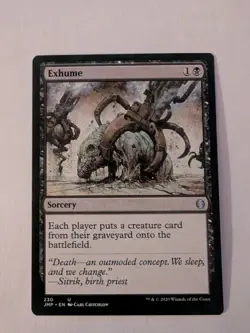 Magic The Gathering Exhume Jumpstart Regular NM MTG - Image 1