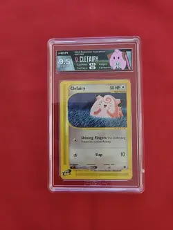 GEM MINT Pokemon: Clefairy #101/165 Non-holo 2002 Expedition - HGA 9.5 - C14 - Image 1