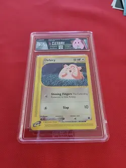 GEM MINT Pokemon: Clefairy #101/165 Non-holo 2002 Expedition - HGA 9.5 - C14 - Image 3