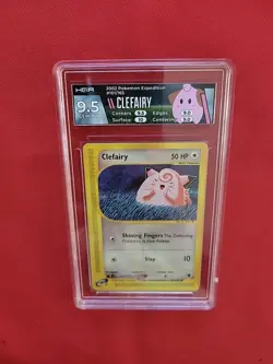 GEM MINT Pokemon: Clefairy #101/165 Non-holo 2002 Expedition - HGA 9.5 - C14 - Image 4