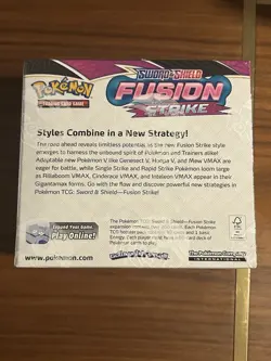 Pokemon TCG Sword & Shield Fusion Strike Booster Box - Sealed - Image 2