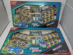 2x Pokemon Crown Zenith Sea and Sky Box Premium Collection Factory Sealed Lot 2 - Image 1