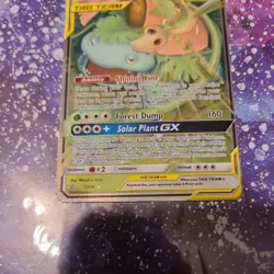 Venusaur & Snivy GX Pokemon 1/236 Sm-Cosmic Eclipse Holo Near Mint or Better - Image 2