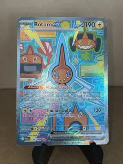 Pokemon TCG Phantasmal Flames Rotom ex Special Illustration Rare SIR 126/094 - Image 1