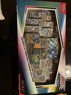 Pokemon TCG Scarlet and Violet Prismatic Evolutions Premium Figure Collection. - Image 1