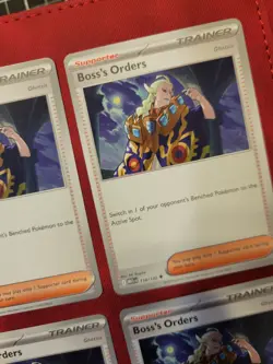 X4 Boss's Orders 114/132 - Mega Evolution - Pokemon TCG Playset NM - Image 4