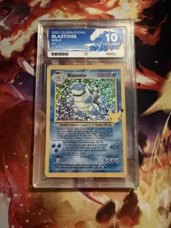 ACE 10 Blastoise 2/102 Celebrations Pokemon Classic Collection - Image 1