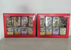 Pokemon Scarlet & Violet 151 -Mini Tins 4 Pack. Sam’s Club Exclusive (Lot of 2 ) - Image 1