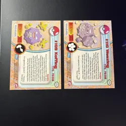Topps Pokemon TV Animation - Koffing and Weezing #109/110 holo foil blue - Image 2