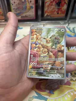 Pokemon Eevee 188/167 Twilight Masquerade IR Moderately Played MP - Image 1