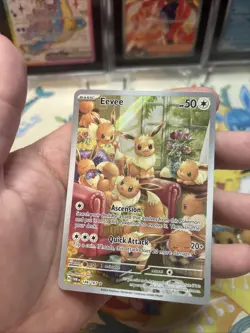 Pokemon Eevee 188/167 Twilight Masquerade IR Moderately Played MP - Image 2