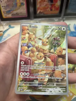 Pokemon Eevee 188/167 Twilight Masquerade IR Moderately Played MP - Image 3