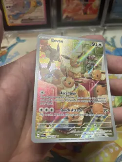 Pokemon Eevee 188/167 Twilight Masquerade IR Moderately Played MP - Image 4