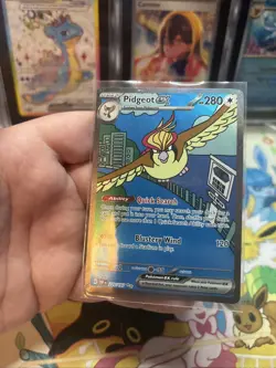 Pokemon Pidgeot EX 225/197 Obsidian Flames SIR Near MInt - Image 2