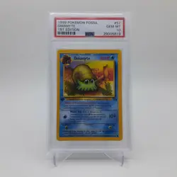 1999 Pokemon Fossil 1st Edition Omanyte #52 PSA 10 GEM MINT - Image 1