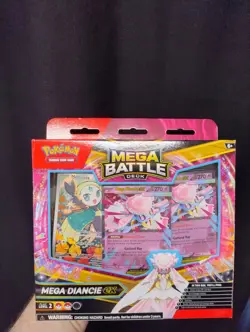 POKEMON TCG MEGA BATTLE DECK MEGA DIANCIE EX BOX 3 FOIL PROMOS NEW & SEALED - Image 1