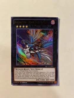 Yugioh Raidraptor Blade Burner Falcon DRL3-EN005 1st Edition Ultra Rare NM - Image 2