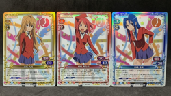 Toradora TAIGA MINORI AMI 01-001 028 051 SR Foil Precious Memories Card Anime - Image 1