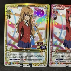 Toradora TAIGA MINORI AMI 01-001 028 051 SR Foil Precious Memories Card Anime - Image 3