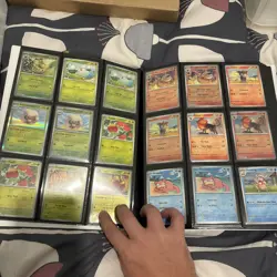 Prismatic Evolutions Complete Base Set Reverse Holo Common 200 Cards + binder - Image 2