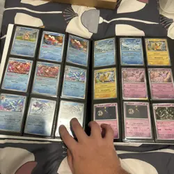 Prismatic Evolutions Complete Base Set Reverse Holo Common 200 Cards + binder - Image 3