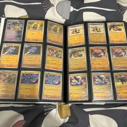 Prismatic Evolutions Complete Base Set Reverse Holo Common 200 Cards + binder - Image 5