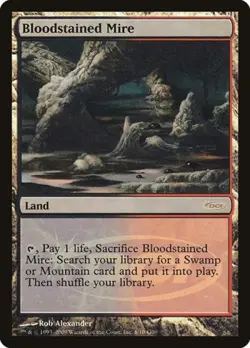 Bloodstained Mire -Foil Light Play MTG Promos: Judge - Image 1