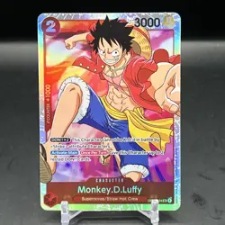 Monkey D Luffy OP01-024 One Piece Card Game TCG Super Rare SR ENGLISH NM - Image 1