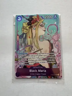 One Piece: Black Maria OP08-074 Illustration Box Vol 2 Promo Card SEALED - Image 1