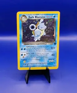 Dark Blastoise 3/82 Team Rocket Set Holo Rare Pokemon Card Nintendo TCG WOTC LP - Image 1