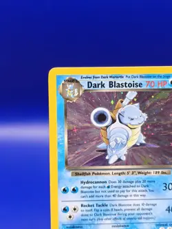 Dark Blastoise 3/82 Team Rocket Set Holo Rare Pokemon Card Nintendo TCG WOTC LP - Image 4