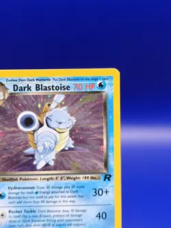 Dark Blastoise 3/82 Team Rocket Set Holo Rare Pokemon Card Nintendo TCG WOTC LP - Image 5