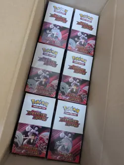 Destined Rivals Booster Box 18 Half Booster Cards SEALED - Image 1