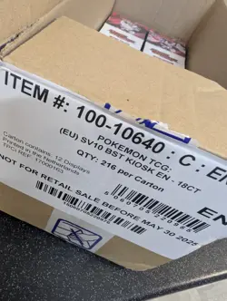 Destined Rivals Booster Box 18 Half Booster Cards SEALED - Image 2