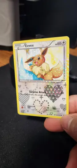 Eevee RC14/RC25 Radiant Collection MP Legendary Treasures Pokemon Card LP - Image 4