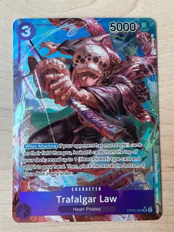Trafalgar Law SR Alt Art OP05-069 One Piece Card Game: Awakening of the New Era - Image 1